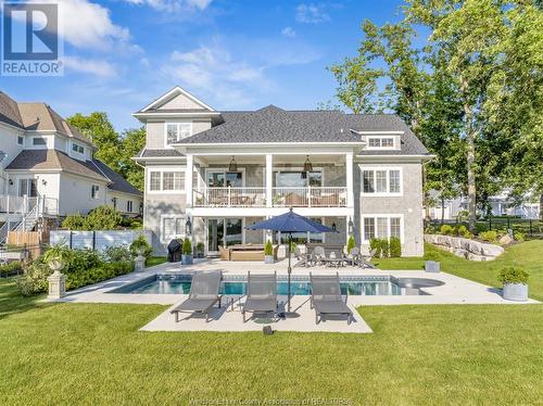 300 Crystal Bay, Amherstburg, ON - Outdoor With In Ground Pool With Deck Patio Veranda
