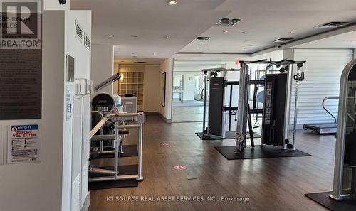 1607 - 4011 Brickstone Mews, Mississauga, ON - Indoor Photo Showing Gym Room
