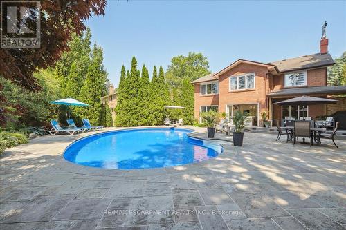 1301 Bunsden Avenue, Mississauga, ON - Outdoor With In Ground Pool With Deck Patio Veranda