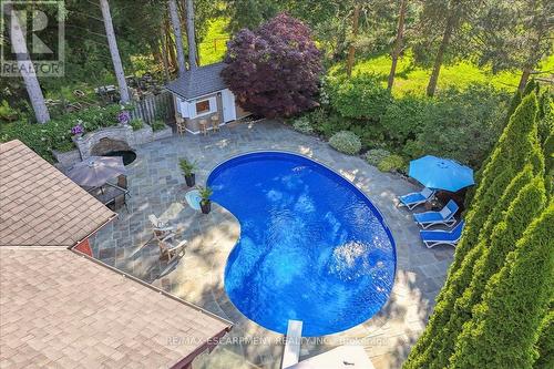 1301 Bunsden Avenue, Mississauga, ON - Outdoor With In Ground Pool