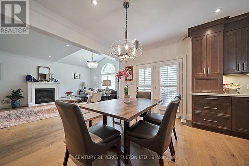 43 Harry Lee Crescent, Clarington, ON - Indoor Photo Showing Dining Room With Fireplace