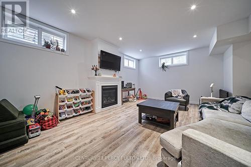 43 Harry Lee Crescent, Clarington, ON - Indoor With Fireplace