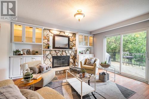 111 Holmcrest Trail, Toronto, ON - Indoor Photo Showing Living Room With Fireplace