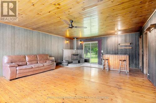 3787 Highway 37, Belleville, ON - Indoor Photo Showing Living Room With Fireplace