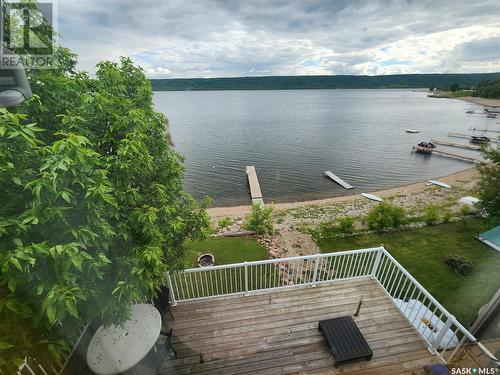 121 Currie Avenue, Round Lake, SK - Outdoor With Body Of Water With Deck Patio Veranda With View