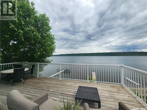 121 Currie Avenue, Round Lake, SK - Outdoor With Body Of Water With Deck Patio Veranda