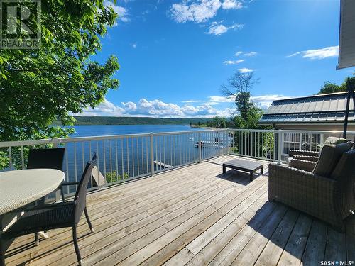 121 Currie Avenue, Round Lake, SK - Outdoor With Body Of Water With Deck Patio Veranda With View