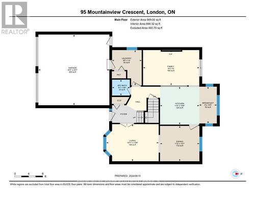 Main Floor Plan - 95 Mountainview Crescent, London, ON - Other