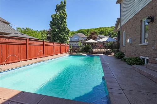 Inground pool perfect for entertaining - 2 Hewitt Drive, Grimsby, ON - Outdoor With In Ground Pool