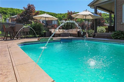 2 Hewitt Drive, Grimsby, ON - Outdoor With In Ground Pool With Backyard