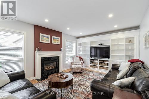 2063 Deer Park Road, Oakville (West Oak Trails), ON - Indoor Photo Showing Living Room With Fireplace