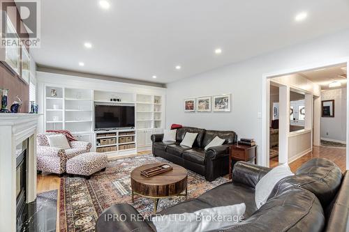 2063 Deer Park Road, Oakville (West Oak Trails), ON - Indoor Photo Showing Living Room With Fireplace