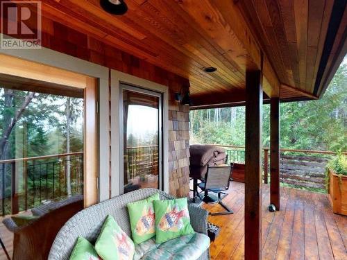 1599 Boar'S Nest Road, Powell River, BC - Outdoor With Deck Patio Veranda With Exterior