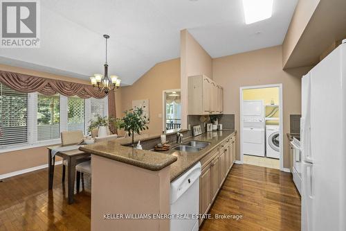 54 Hinkley Trail, Clarington, ON - Indoor Photo Showing Kitchen With Double Sink