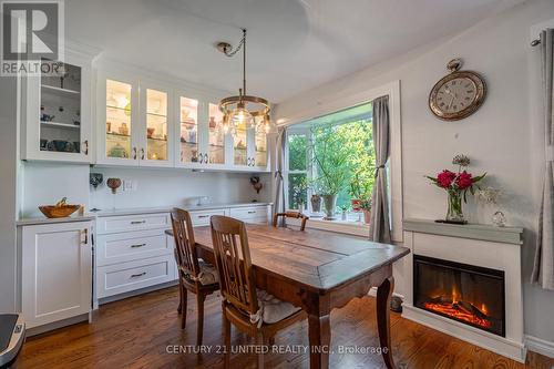 1708 Stewartcroft Crescent, Peterborough, ON - Indoor Photo Showing Dining Room With Fireplace