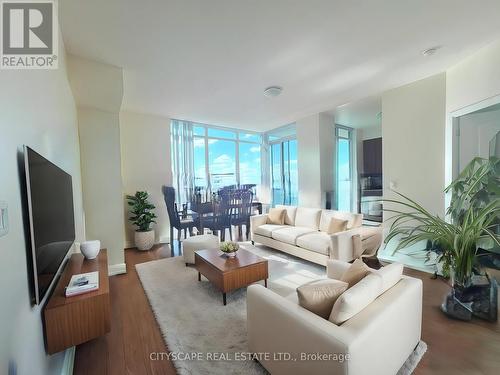 2302 - 205 Sherway Gardens Road, Toronto, ON - Indoor Photo Showing Living Room