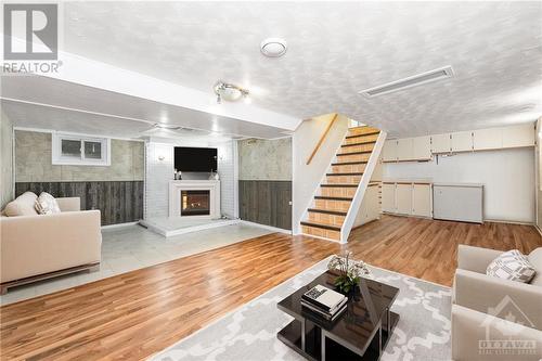 1498 Queenswood Crescent, Ottawa, ON - Indoor Photo Showing Living Room With Fireplace