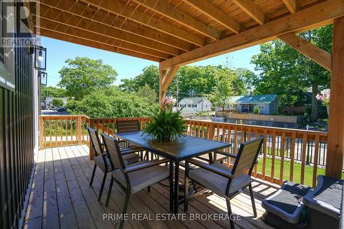 11 Eilber Street, Lambton Shores (Grand Bend), ON - Outdoor With Deck Patio Veranda With Exterior