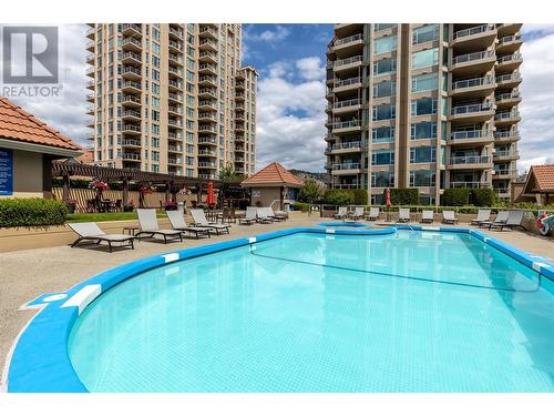 1152 Sunset Drive Unit# 1201, Kelowna, BC - Outdoor With In Ground Pool