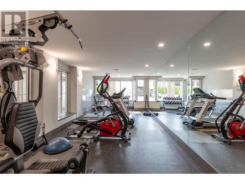 1152 Sunset Drive Unit# 1201, Kelowna, BC - Indoor Photo Showing Gym Room