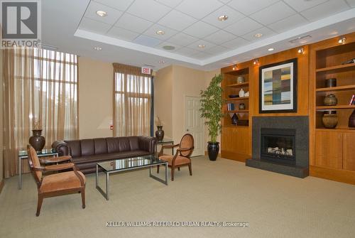 1002 - 155 Beecroft Road, Toronto, ON - Indoor Photo Showing Other Room With Fireplace