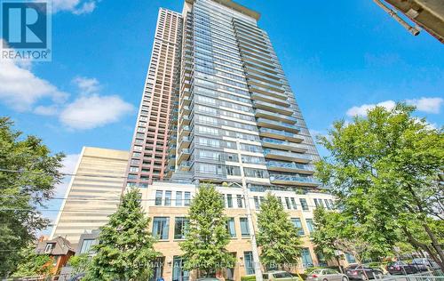 908 - 28 Linden Street, Toronto, ON - Outdoor With Balcony With Facade