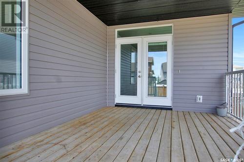 4826 E Green Apple Drive, Regina, SK - Outdoor With Deck Patio Veranda With Exterior