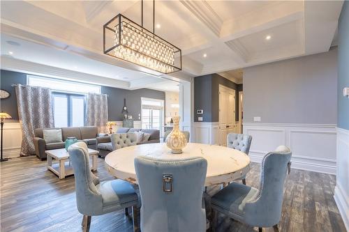 Dining Room into Family Room - 36 Kingspoint Circle, Stoney Creek, ON - Indoor Photo Showing Dining Room