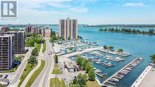 9099 Riverside Drive East Unit# 913, Windsor, ON - Outdoor With Body Of Water With View