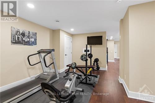 1095 Island View Drive, Ottawa, ON - Indoor Photo Showing Gym Room