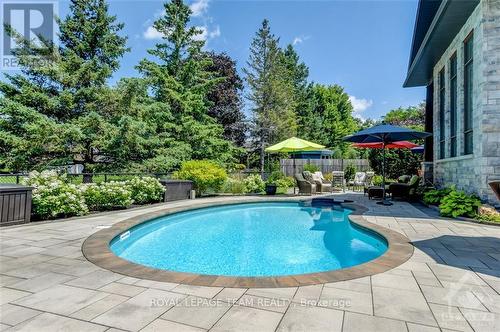 1095 Island View Drive, Ottawa, ON - Outdoor With In Ground Pool With Deck Patio Veranda With Backyard