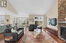 1095 Island View Drive, Ottawa, ON  - Indoor Photo Showing Living Room With Fireplace 