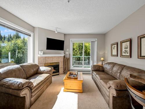 205-1340 Henry Rd, Courtenay, BC - Indoor Photo Showing Living Room With Fireplace