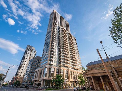 608-500 Sherbourne St, Toronto, ON - Outdoor With Balcony With Facade