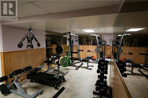 599 West River Road, Grand Falls, NB - Indoor Photo Showing Gym Room