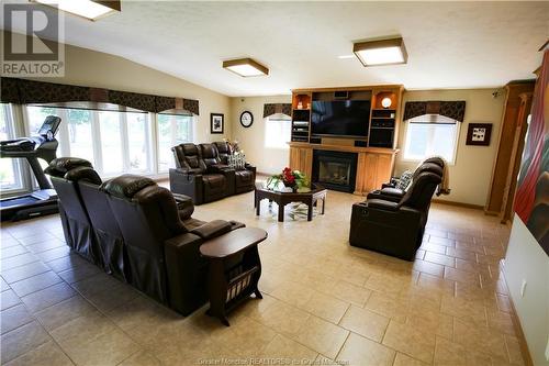 599 West River Rd, Grand Falls, NB - Indoor With Fireplace