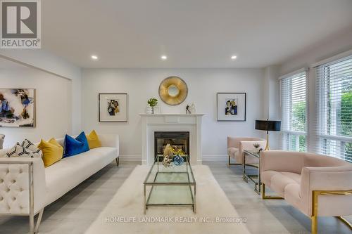 1112 Montgomery Drive, Oakville (Glen Abbey), ON - Indoor Photo Showing Living Room With Fireplace