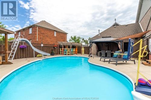 2037 Charlene Lane, Tecumseh, ON - Outdoor With In Ground Pool With Deck Patio Veranda With Backyard With Exterior