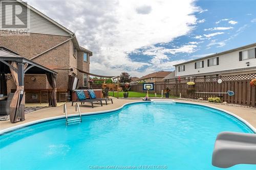 2037 Charlene Lane, Tecumseh, ON - Outdoor With In Ground Pool With Backyard With Exterior