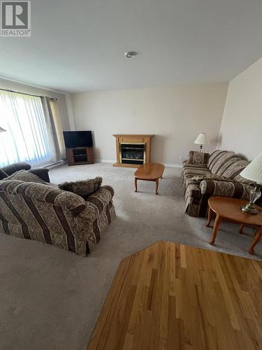 101 Merasheen Crescent, Arnold'S Cove, NL - Indoor Photo Showing Living Room With Fireplace