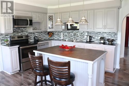 50 Front Road, Port Au Port West, NL - Indoor Photo Showing Kitchen With Stainless Steel Kitchen With Upgraded Kitchen