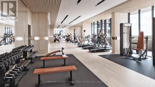 712 - 115 Mcmahon Drive, Toronto, ON - Indoor Photo Showing Gym Room