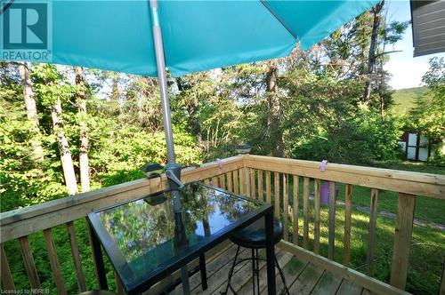 Deck off Primary Bedroom - 125 Northshore Road, North Bay, ON - Outdoor With Deck Patio Veranda