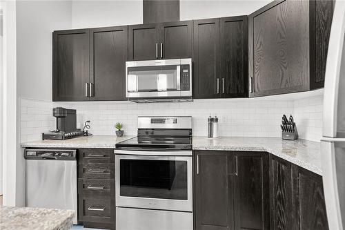 101 Locke Street S|Unit #602, Hamilton, ON - Indoor Photo Showing Kitchen With Upgraded Kitchen