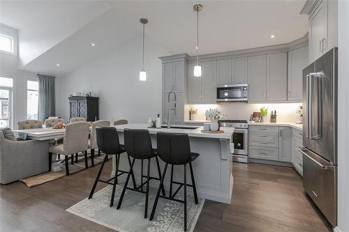 7 Karner Blue Lane, Simcoe, ON - Indoor Photo Showing Kitchen With Stainless Steel Kitchen With Upgraded Kitchen