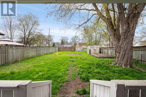 1865 George, Windsor, ON - Outdoor With Backyard