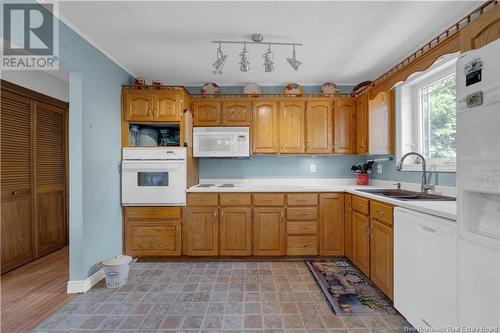 2 Cresthill Drive, Lower Greenwich, NB - Indoor Photo Showing Kitchen With Double Sink