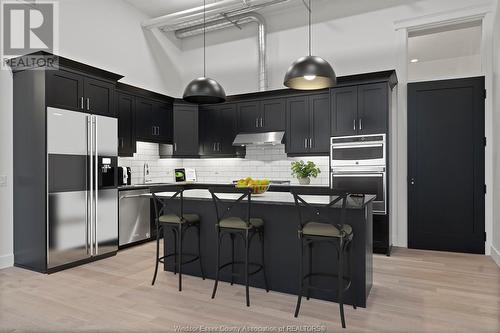 247 Brock Street Unit# 304, Amherstburg, ON - Indoor Photo Showing Kitchen With Upgraded Kitchen