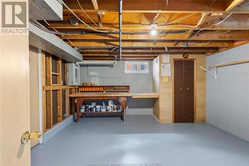 1022 Westchester Drive, Windsor, ON - Indoor Photo Showing Basement