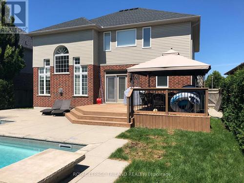 303 Berryhill Drive, London, ON - Outdoor With In Ground Pool With Deck Patio Veranda